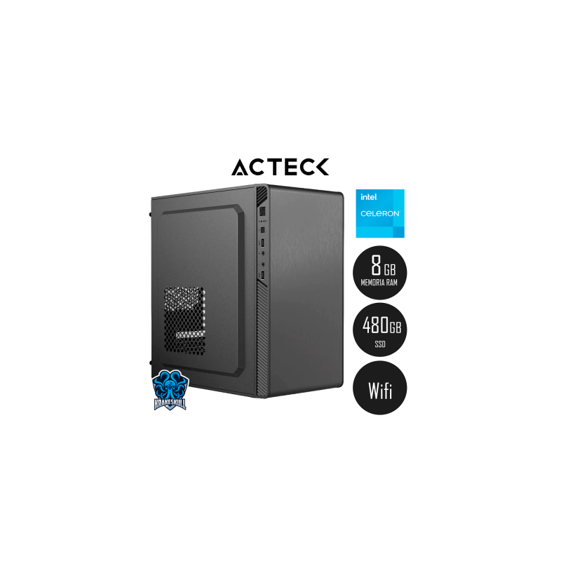 CPU CELERON 10MA GEN, 8GB RAM, 480GB SSD, WIFI, W11