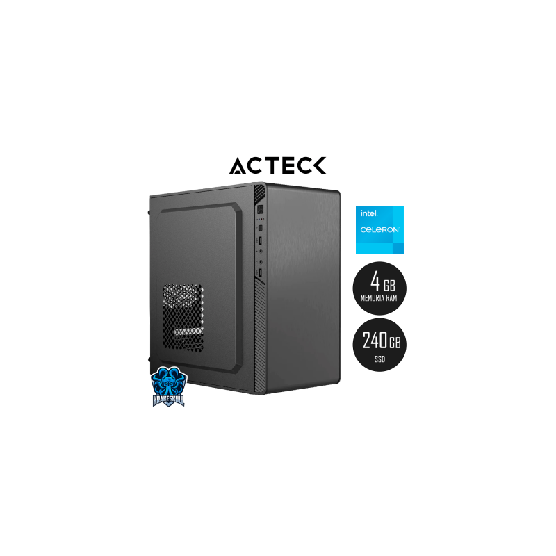 CPU CELERON J4005 INTEGRADO RAM 4GB, 240GB SSD, W11, NO WIFI ELEMENTAL