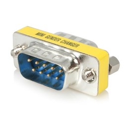 CAMBIADOR DE GENERO DB9 SERIAL ADAP SKIM MACHO-HEMBRA GC95M