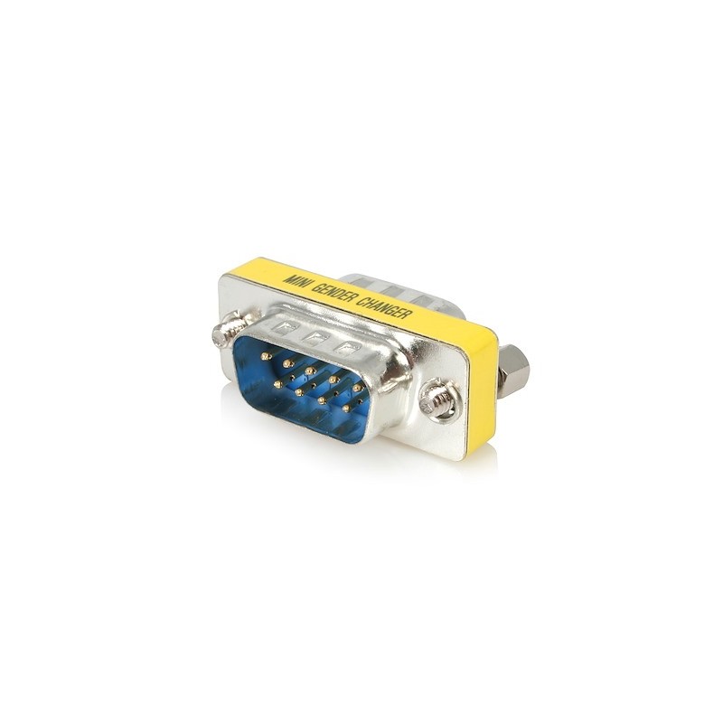 CAMBIADOR DE GENERO DB9 SERIAL ADAP SKIM MACHO-HEMBRA GC95M