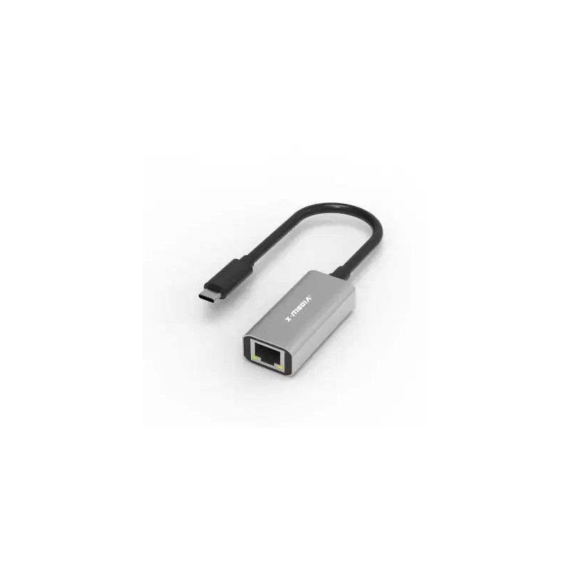 Adaptador USB-C a Ethernet Gigabit 10 100 1000Mbps XMEDIA  XM-UE3000C